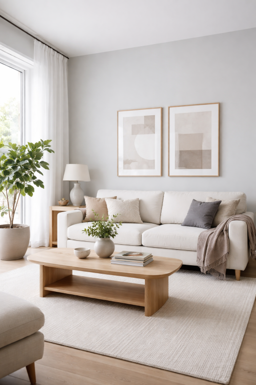 Accent Wall in Soft Tone