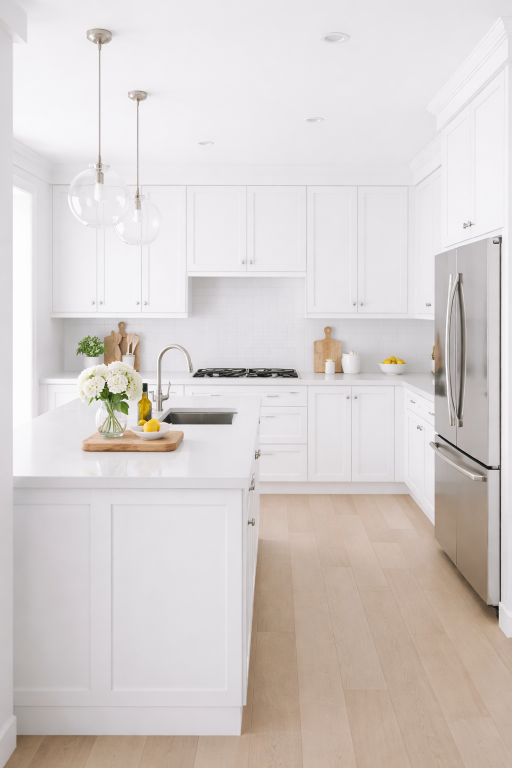 All White Kitchen