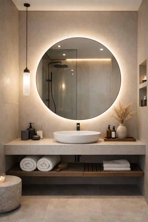 Backlit Mirror Design