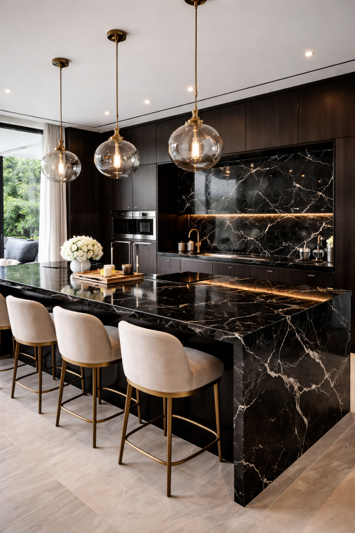 Black Marble Countertops