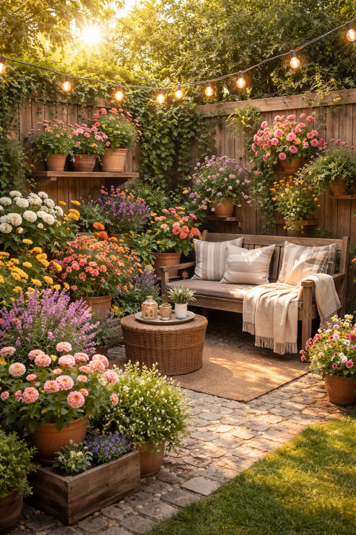 Corner Flower Garden 