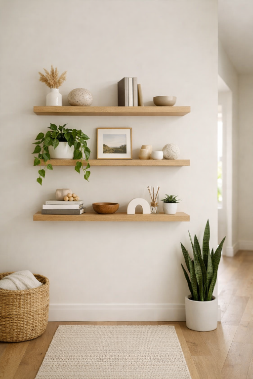 Floating Shelves Display