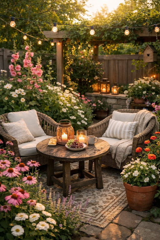 Garden with Seating Area 