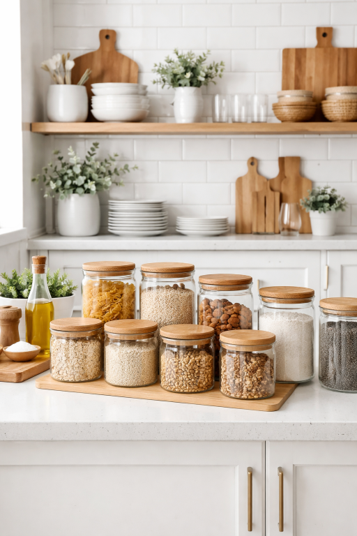 Glass Jar Organization