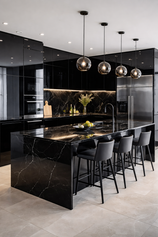 Glossy Black Finish