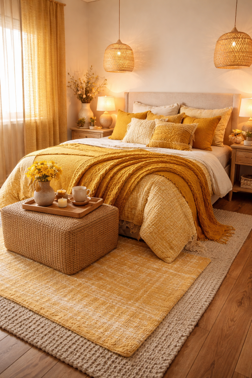 layerd yellow texures 