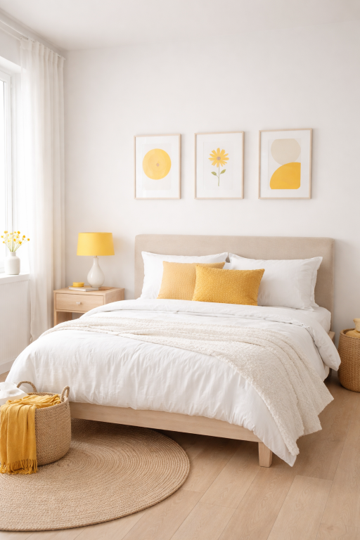 Minimal Yellow Decor Accents