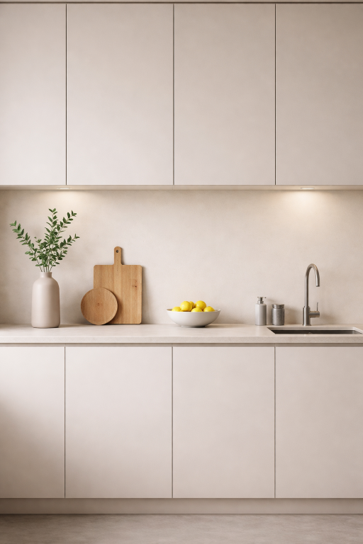 Minimalist Counter Setup