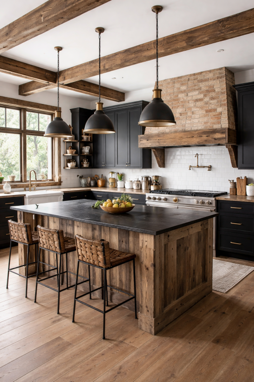 Modern Black Farmhouse Style