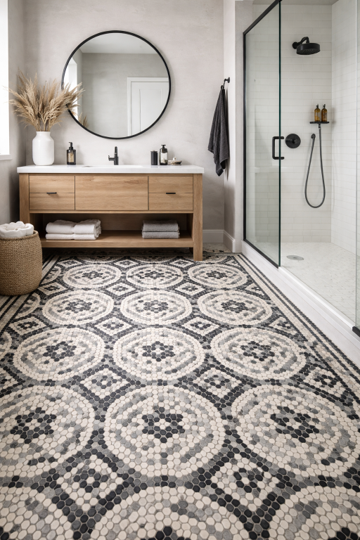 Mosaic Tile Flooring