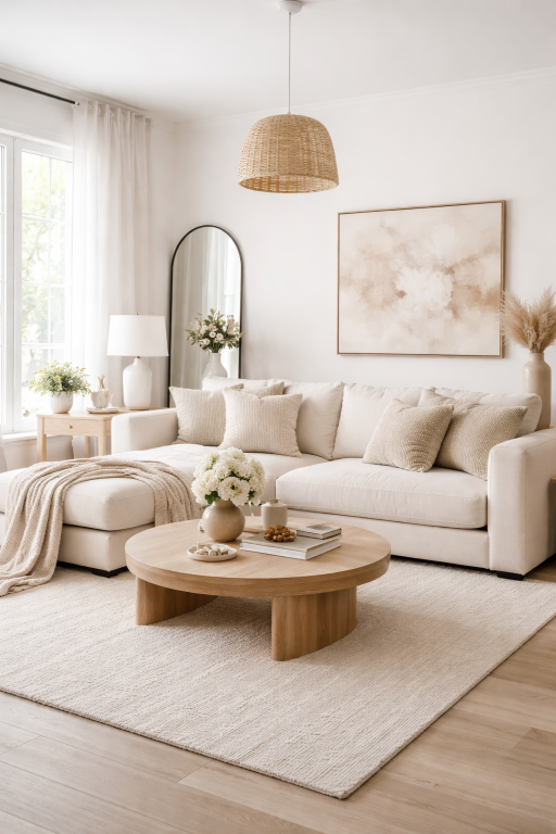 Neutral Sofa Design