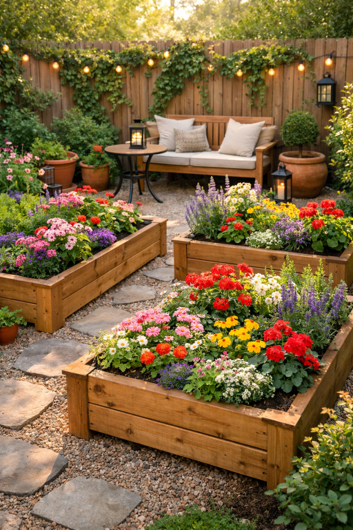 raised flower bed 