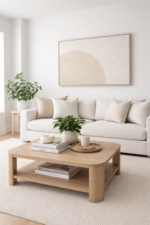 Simple Coffee Table Styling