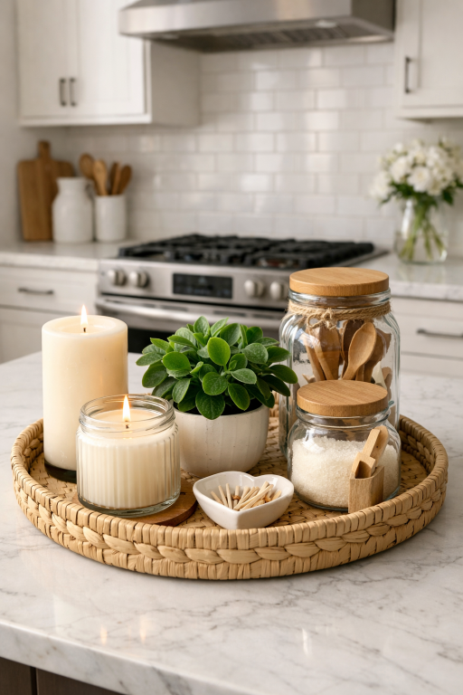 Tray Based Counter Styling