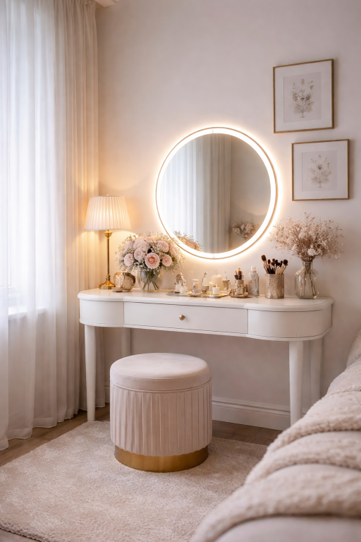 Vanity Corner Setup