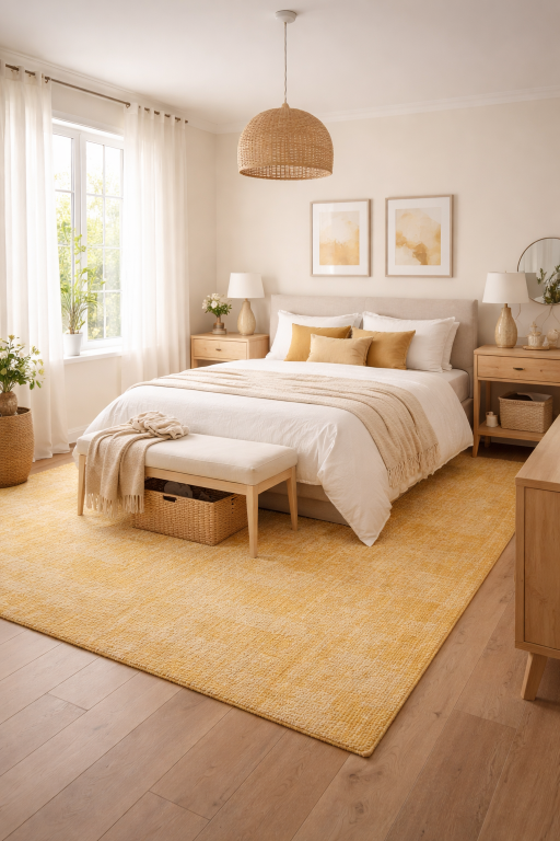 Yellow Rug Styling 