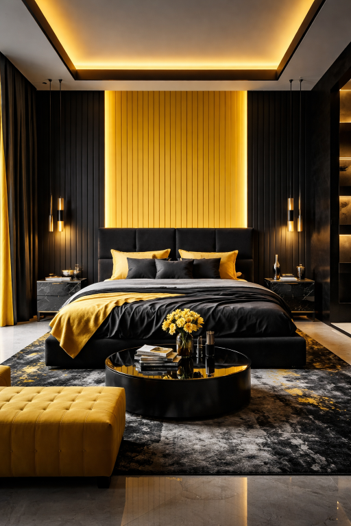 Yellow and Black Contrast