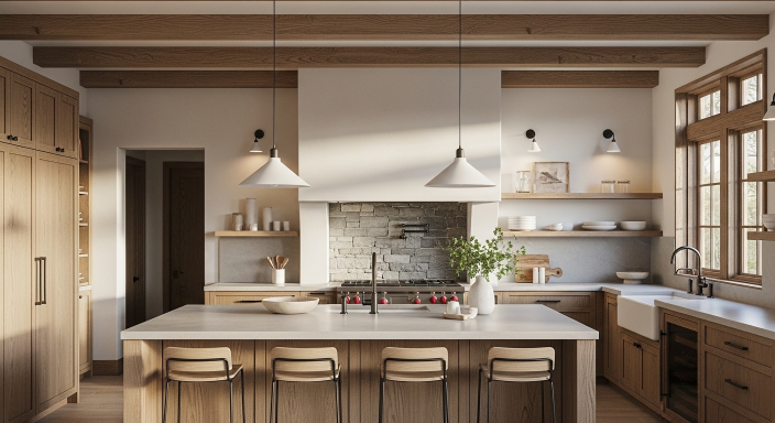 16 rustic modern kitchen ideas.jfif