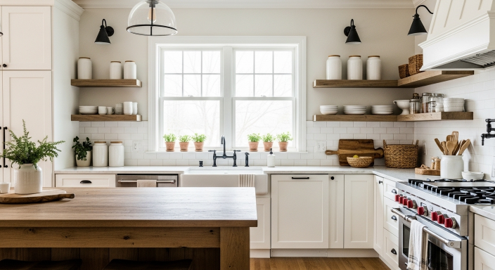 20 modern farmhouse kitchen ideas.jfif