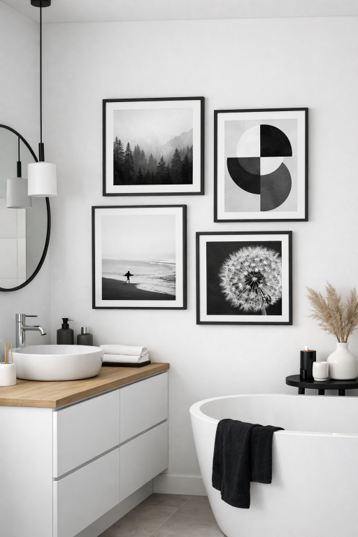 Black and White Art Decor