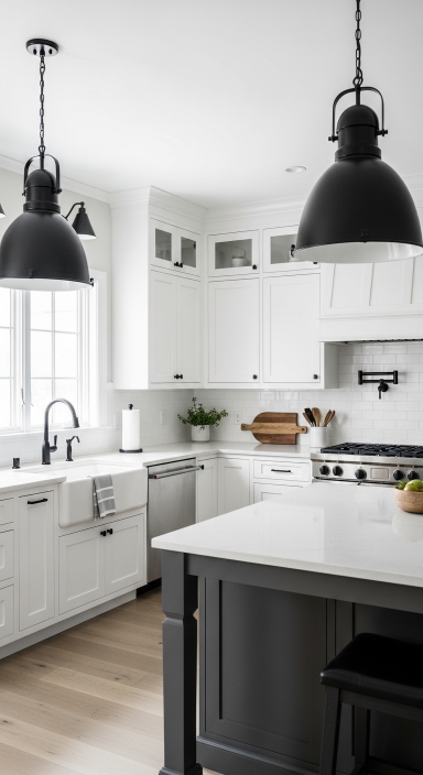 Black and White Contrast Kitchen.jfif
