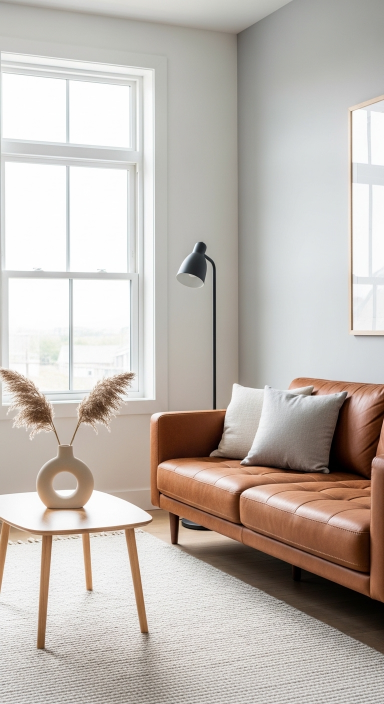 Leather Couch with Light Wall Colors.jfif