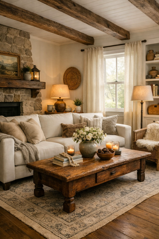 Mix of Old and New Decor