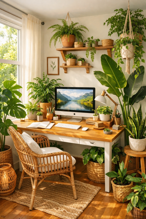 Plant Filled Workspace