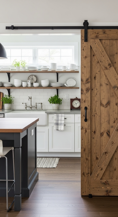Sliding Barn Door Kitchen.jfif