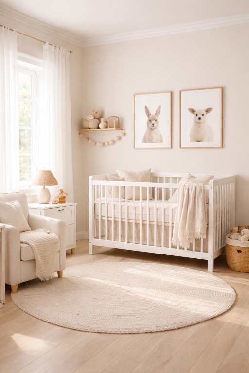 Soft Beige and White Color Palette