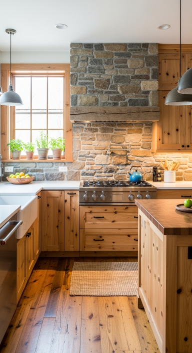 Stone Backsplash Feature.jfif