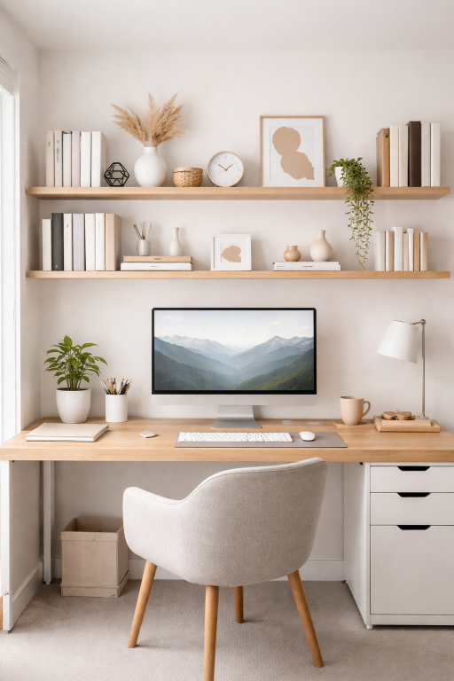 Stylish Shelf Organization