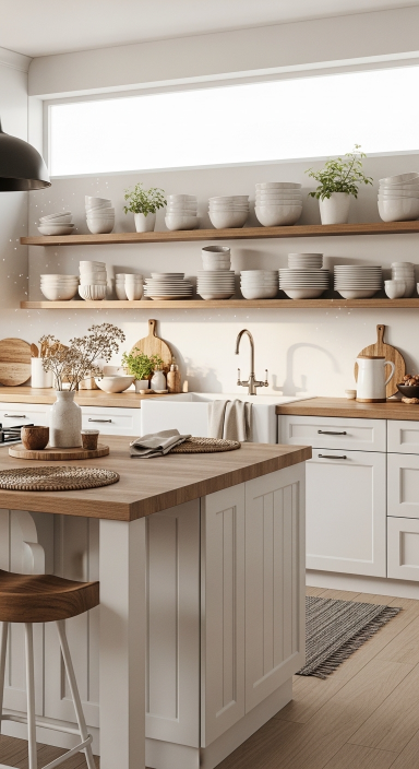 White and Wood Farmhouse Kitchen.jfif