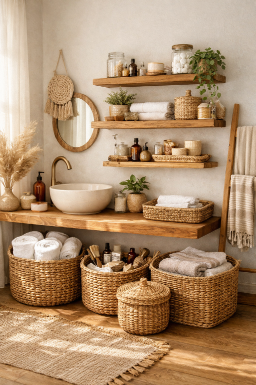 Woven Basket Storage