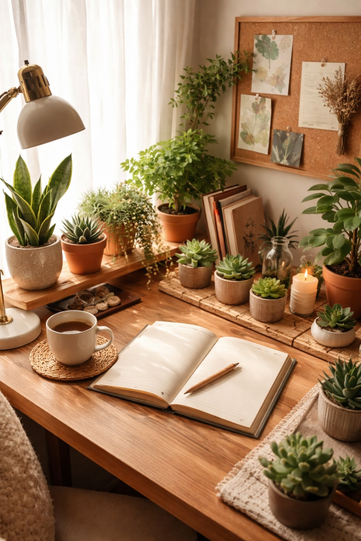 add indoor plants