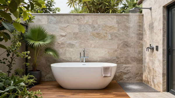 15 outdoor bathroom ideas
