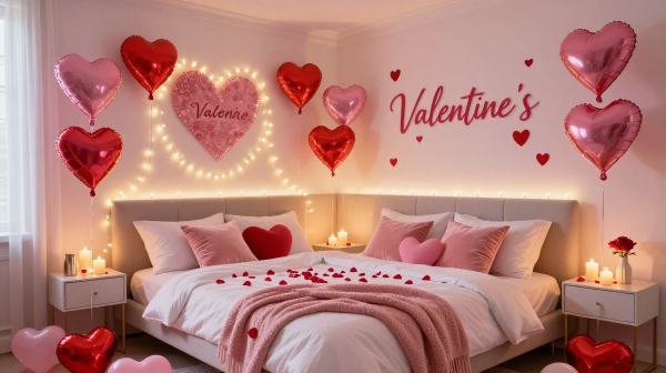 15 valentines day romantic bedroom decoration ideas