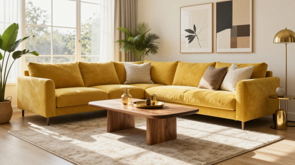 15 yellow living room design ideas
