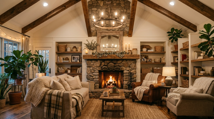 18 rustic living room ideas