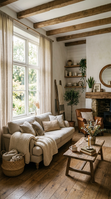 Add Curtains in Natural Fabric.webp