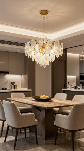 Add a Statement Chandelier