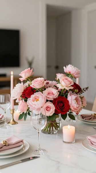 Beautiful Floral Centerpiece Styling
