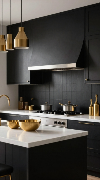 Black Painted Shiplap