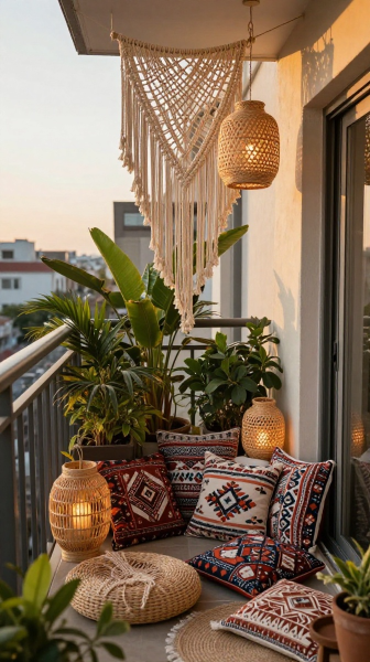 Boho Inspired Urban Garden