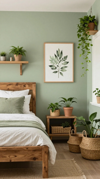 Botanical Farmhouse Bedroom Styling