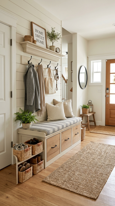 Built In Bench With Storage