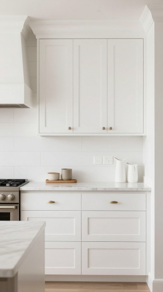 Classic White Shiplap Backsplash