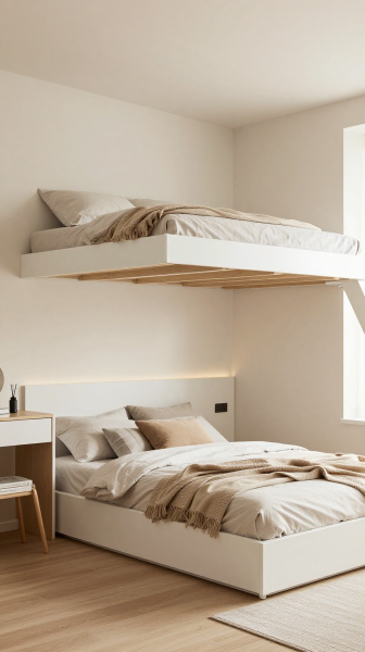 Compact Loft Bedroom for Small Apartments