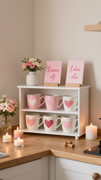 Cozy Coffee Corner For Valentine’s Day