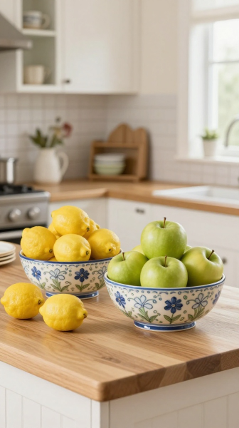 Display Seasonal Fruit Bowls